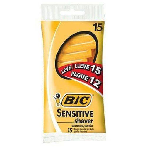Bic Sensitive Shave Aparelho C/15 (kit C/03)