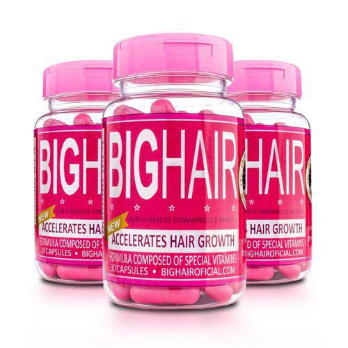 Big Hair - 3 Potes - Tratamento 3 Meses