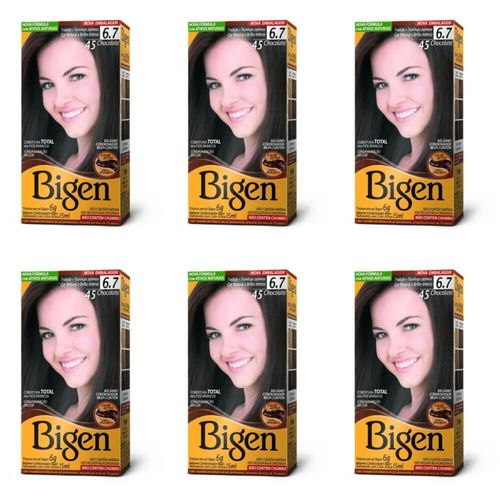 Bigen Tinta 4.5 Chocolate (kit C/06)