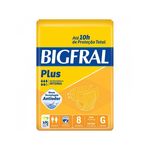 Bigfral Plus Fralda Geriátrica G C/8
