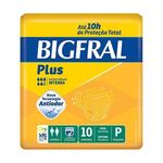 Bigfral Plus Fralda Geriátrica P C/10 (kit C/03)