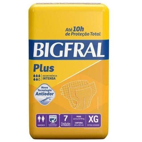 Bigfral Plus Fralda Geriátrica Xg C/7 (Kit C/12)