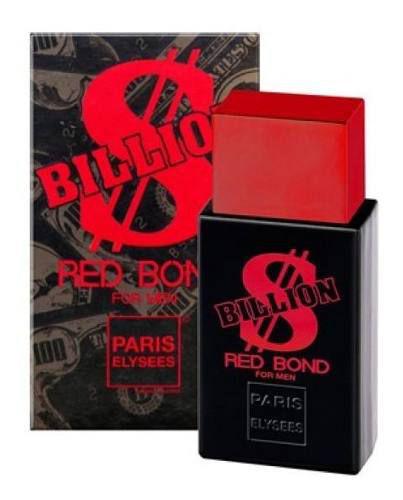 Billion Red Bond Paris Elysees Perfume Masculino de 100 Ml
