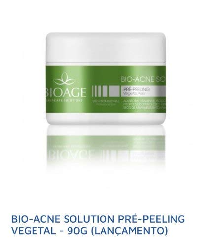 Bio Acne Pre Peeling Vegetal Peles com Acne Bioage 90g
