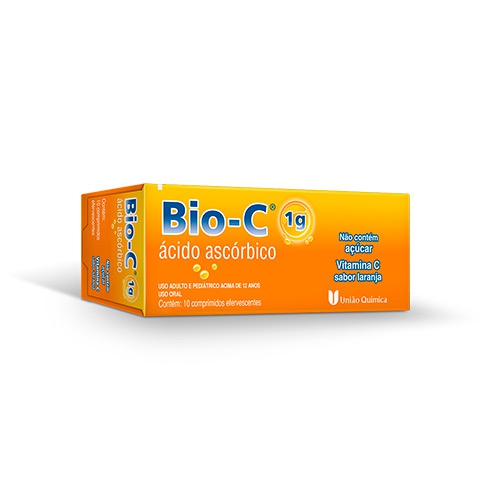 Bio-C Efervescente 1g União Química 10 Comprimidos
