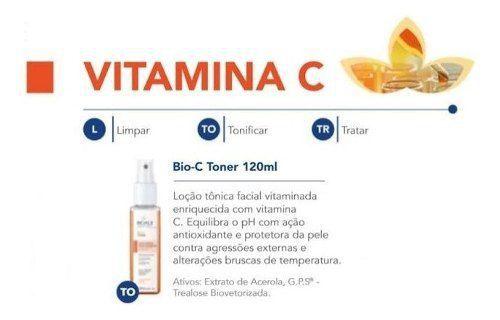 Bio C Toner Tônico Facial Vitamina C Bioage 120ml