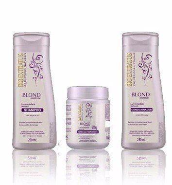 Bio Extratus Blond Bioreflex Shampoo + Condicionador + Máscara 250ml