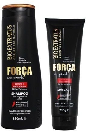 Bio Extratus Força C/ Pimenta Shampoo 350ml + Máscara 250g