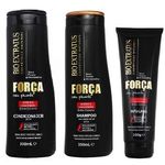 Bio Extratus Força C/ Pimenta Shampoo + Condicionador 350ml + Máscara 250g