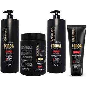 Bio Extratus Força com Pimenta Shampoo + Condicionador + Máscara 1 L+ Final