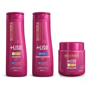 Bio Extratus + Liso Kit Shampoo Condicionador Máscara 250g