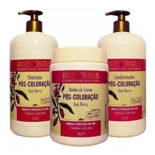 Bio Extratus Pós Coloração Shampoo Condicionador Creme 1l