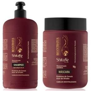 Bio Extratus Shitake Plus - Kit Shampoo 1 L + Máscara 1kg