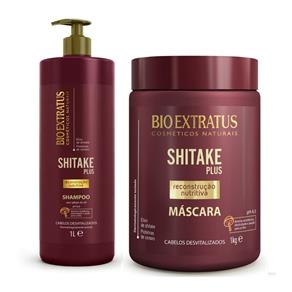 Bio Extratus Shitake Plus Kit Shampoo 1 L + Máscara 1kg