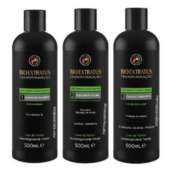 Bio Extratus Transformação Shampoo + Redutor de Volume + Finalizador 500ml