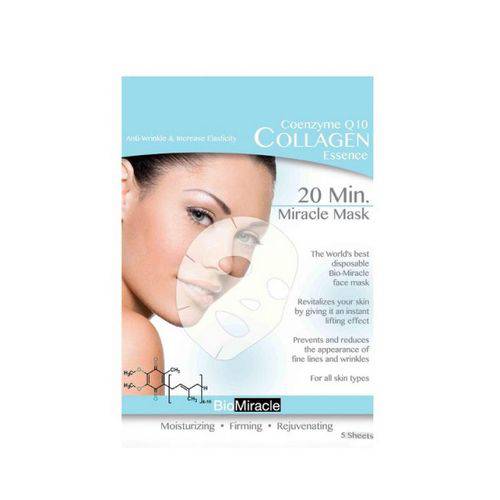 Bio Miracle Collagen Essence Face Mask Coenzyme Q10 20g (5 Unidades)