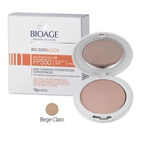 Bioage Bio-Sunblock Base Comp. Bege Claro Fps50