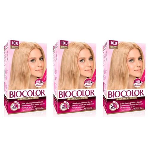 Biocolor Coloração Kit 10.0 Louro Claríssimo (kit C/03)
