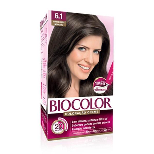 Biocolor Coloração Kit 6.1 Louro Cinza Intenso