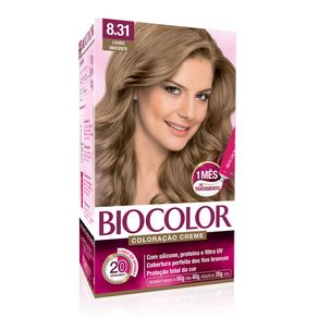 Biocolor Kit Coloração Creme 8.31 Louro Inocente
