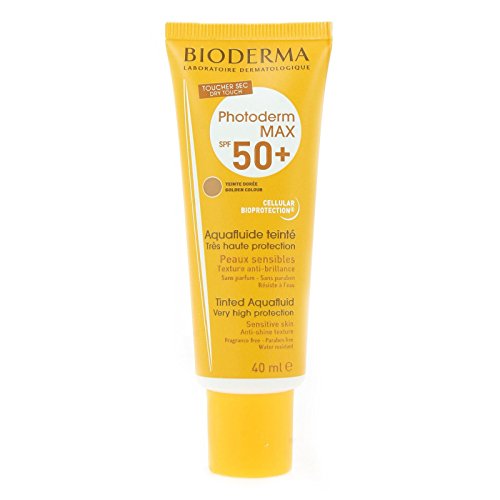 Bioderma Photoderm Max Aquafluide FPS 50+ Cor Dourado - Protetor Solar Facial 40ml