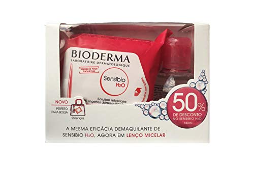 Bioderma Sensibio H2O Lenço Micelar Dermatológico + 1 Sensibio H2O 100ml