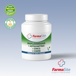 Bioflavonoides + Astaxantina + Zinco + Cobre com 30 Cápsulas – Produto 100% Vegano