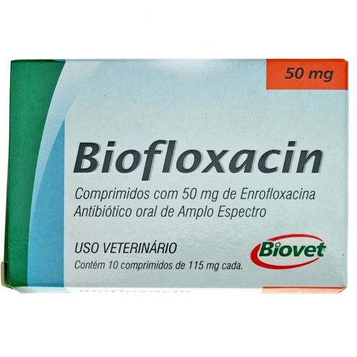 Biofloxacin 50mg C/10 Comp