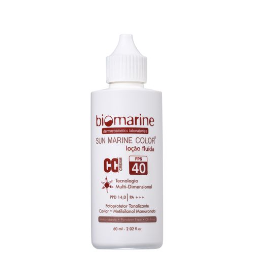 Biomarine Sun Marine Color Fps 40 Bege - Cc Cream 60g