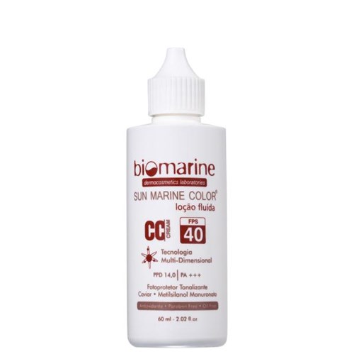 Biomarine Sun Marine Color FPS 40 Bege - CC Cream 60g