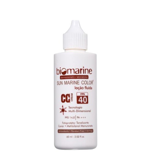 Biomarine Sun Marine Color FPS 40 Natural - CC Cream 60g