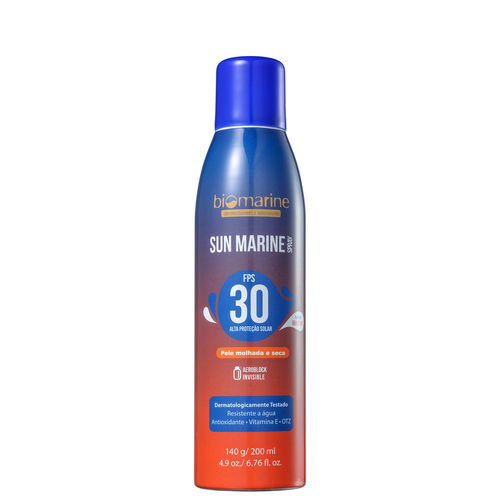 Biomarine Sun Marine Fps 30 - Protetor Solar em Spray 200ml