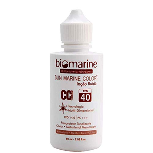 Biomarine Sun Marine FPS40 CC Cream LoÃ§Ã£o FluÃ­da Bege 60ml