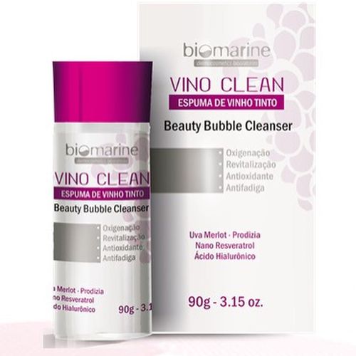 Biomarine Vino Clean Bubble Cleanser-limpeza Detox e Revitalizante 90g