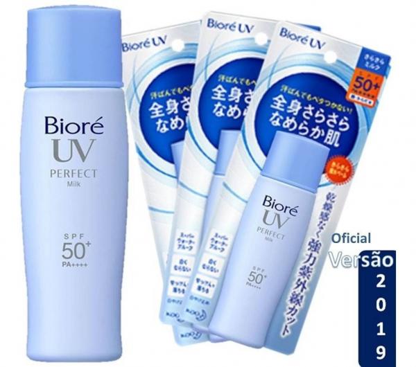 Biore Uv Perfect Milk Protetor Solar Azul Spf50+pa++++ 30ml 2019