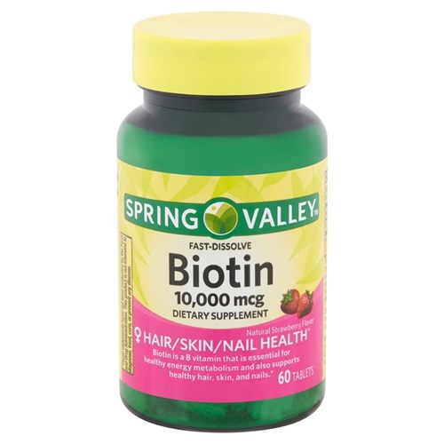 Biotin Cápsulas 60 Comprimidos 10,000Mcg