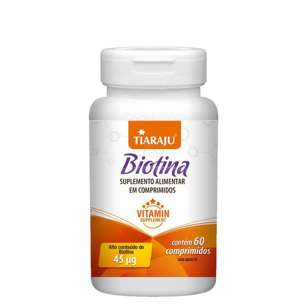 Biotina 250mg 60 Comprimidos Tiaraju