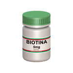 Biotina 5mg 60 Cápsulas - Cabelos, Peles e Unhas