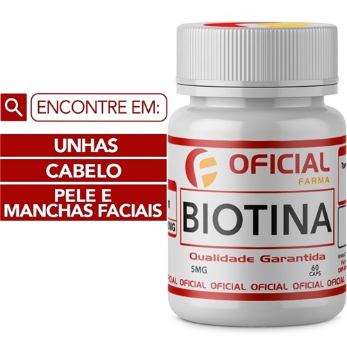 Biotina 5Mg 60 Cápsulas