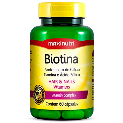Biotina - 60 Cápsulas - Maxinutri