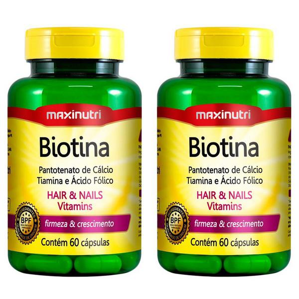 Biotina - 60 Cápsulas - Maxinutri