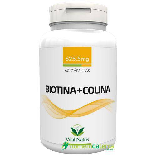 Biotina + Colina 625,5mg Vital Natus - 60 Cápsulas