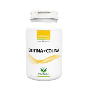 Biotina + Colina - Natural - 60 Cápsulas