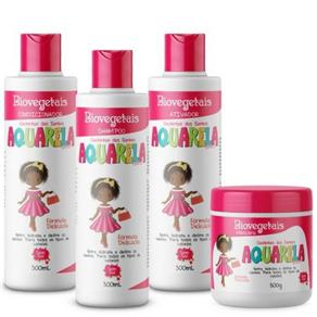 Biovegetais Aquarela Kids - Kit Completo 4 Produtos