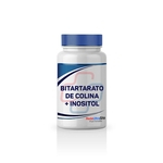 Bitartarato de colina + Inositol com 30 cápsulas