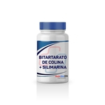 Bitartarato de colina + Silimarina com 30 cápsulas