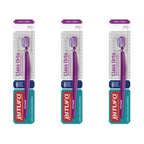 Bitufo 1074 Class Orto Escova Dental - Kit com 03