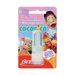Bitufo Escova Dental Infantil Cocorico Massageador