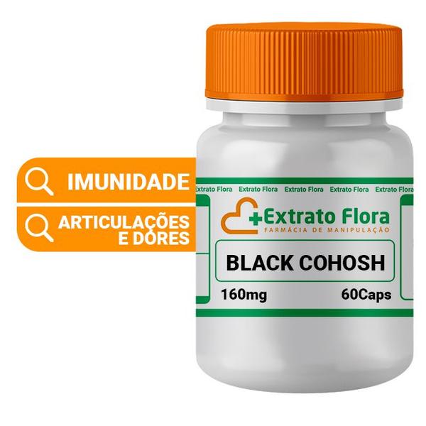 Black Cohosh 160mg 60 Cápsulas - Extrato Flora