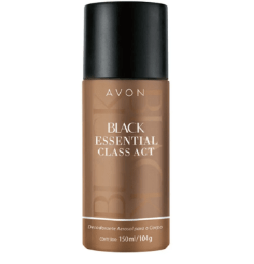 Black Essential Class Act Desodorante Aerosol Avon